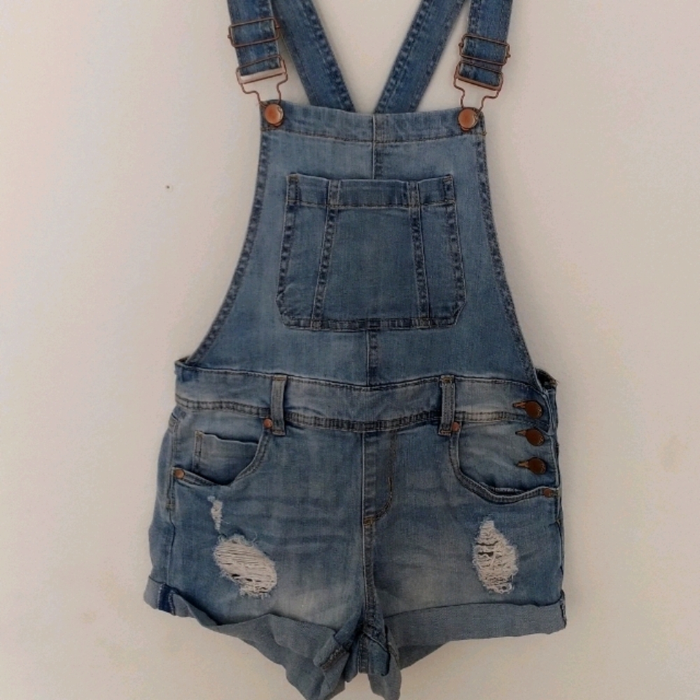 Denim overalls